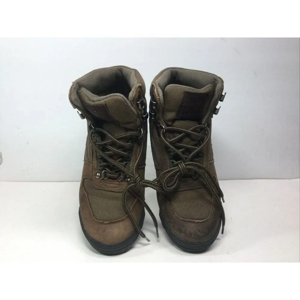 Vasque Alpha Mens Size 6.5 Hiking Boots 7429 Brown Leather / Nylon Lace Up Trail
